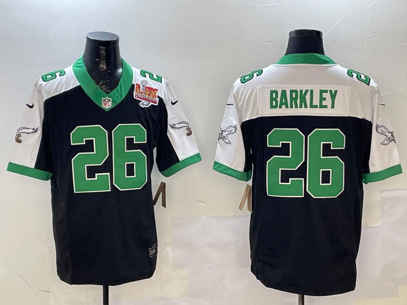 Men Philadelphia Eagles #26 Barkley black Nike Limited NFL 2025 Jersey style 002->philadelphia eagles->NFL Jersey